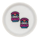 Educated Drug Dealer Silicone Focal Bead 31x25mm (Package of 2)