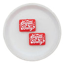 Santa Baby Silicone Focal Bead 22x30mm (Package of 2)