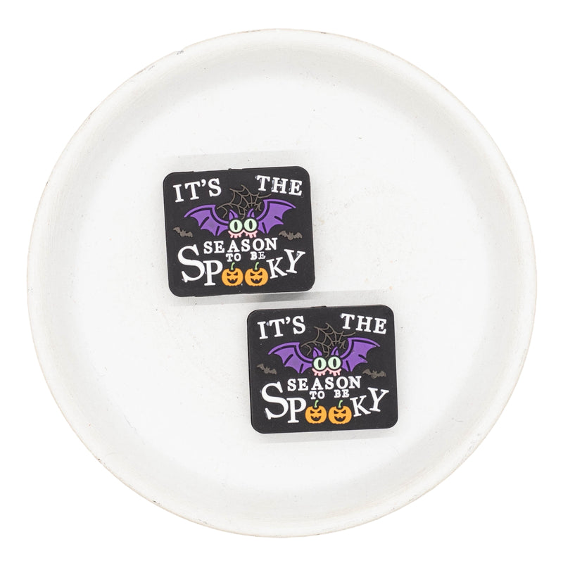 It's the Season to be Spooky Silicone Focal Bead 26x30mm (Package of 2)