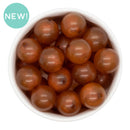 Brown Translucent Shimmer Beads 20mm (Package of 10)