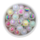 Iridescent Satin Finish Color Core Bead Mix 16mm (Package of 30)