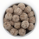 Sand Chantelle Wrapped 16mm Bead (Package of 10)