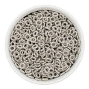 Mini Silver Ring Large Hole Spacer Beads 8mm (Package of 40)