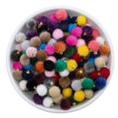 Fuzzy Pom Charm Assortment 15mm (Package of 10)