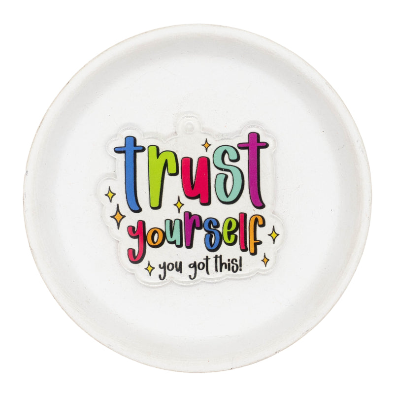 Trust Yourself You Got This! Acrylic Accent w/Hole 52x57mm (Package of 1)