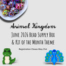 Bead Supply Box of the Month: June - August Savings Package OR June SINGLE Month (Theme: Animal Kingdom) - Registration Closes May 31st