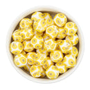 Sunflower Silicone Beads 15mm (Package of 10)