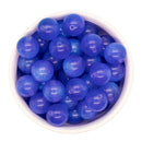 Royal Blue Shimmery Glow in the Dark Beads 16mm (Package of 10)
