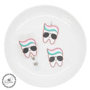 Cool Tooth Flatback Acrylic Accent 50x40mm (Package of 1) - ABC Exclusive