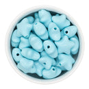 Aqua Solid Star Bead 21mm (Package of 5)