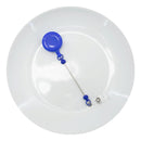 Royal Blue Solid Beadable Badge Reel (Package of 1)