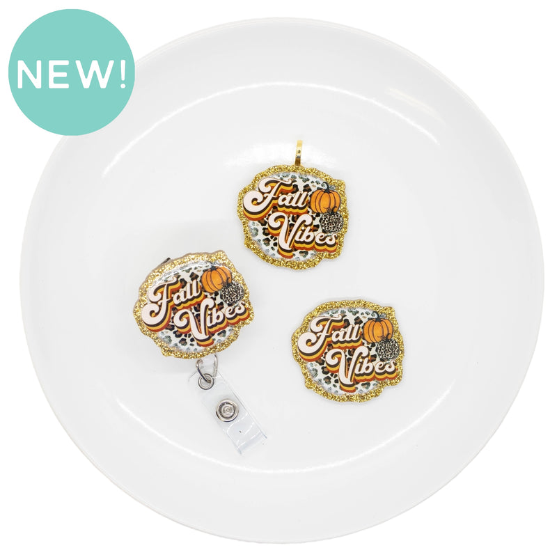 Leopard Fall Vibes Acrylic Accent 41x44mm (Package of 1)