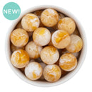 Sunshine Liquid Marble Effect Marble Bead 20mm (Package of 10)