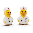 3-D Nurse Duck Silicone Focal Bead 30x21x17mm (Package of 2)