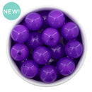 Violet Jelly Shimmer Beads 20mm (Package of 10)