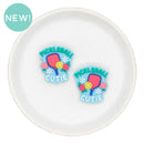 Pickleball Cutie Focal Bead 30x29mm (Package of 2)
