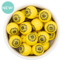 Sunflower Printed Beads 20mm (Package of 10)