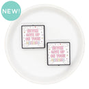 Never Give Up on Your Dreams Silicone Focal Bead 30mm (Package of 2)