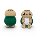 3-D Turtle Silicone Focal Bead 29x12x20mm (Package of 2)
