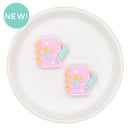 ABC Notebook w/Pencil Silicone Focal Bead 26x30mm (Package of 2)