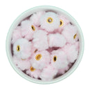 Large Hole Fuzzy Rondelle 19x12mm (Package of 10)