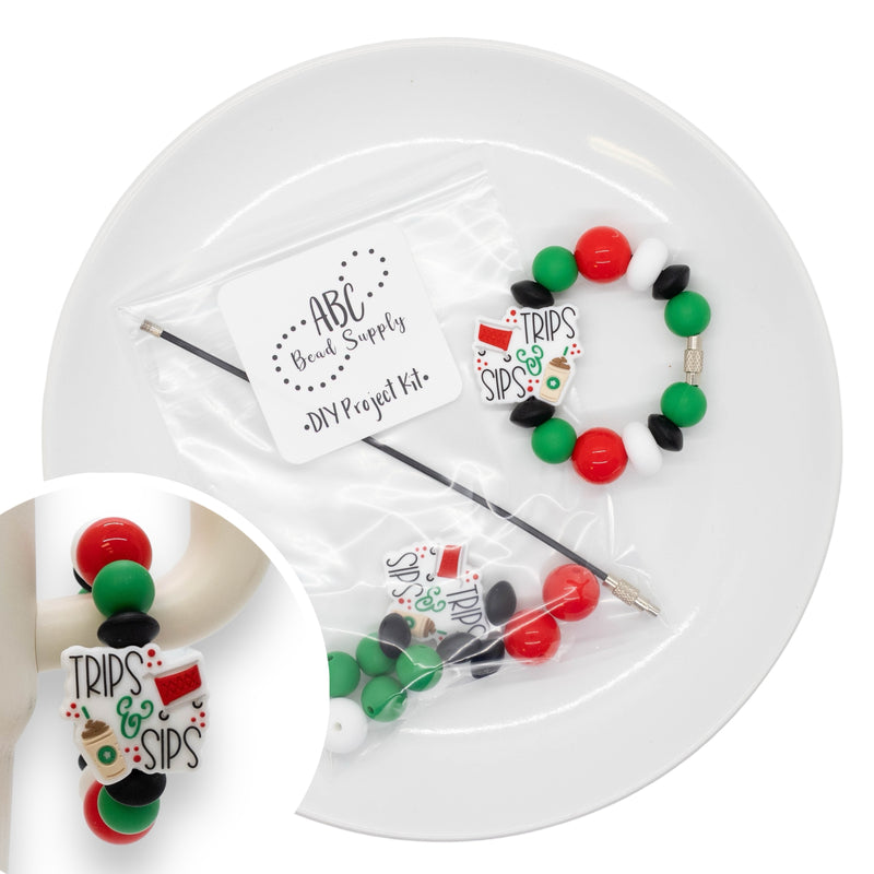Trips & Sips Silicone Beverage Charm Kit