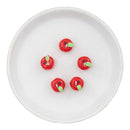 Apple Resin Charm 15x12mm (Package of 5)