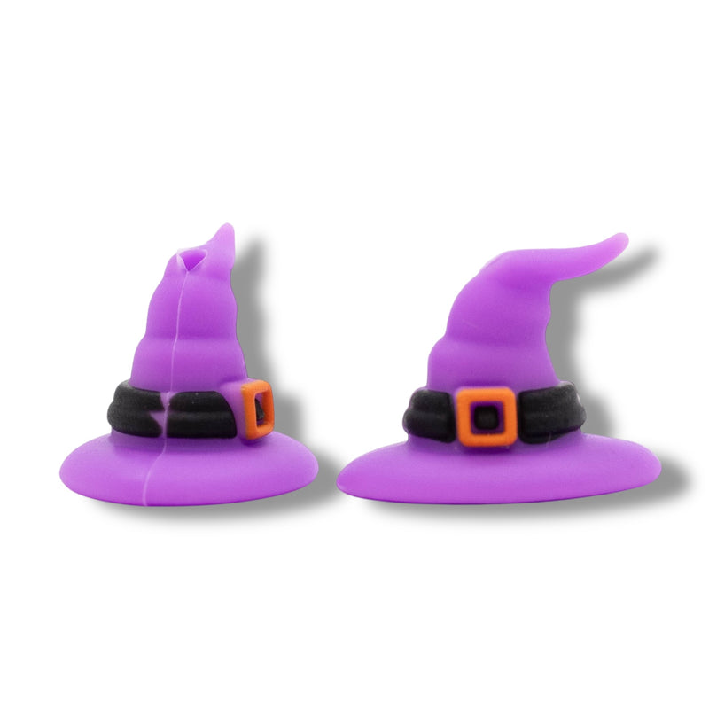 3-D Witch's Hat Silicone Focal Bead 20x27x22mm (Package of 2)