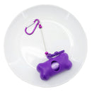 Special Edition Purple Beadable Dog Clean Up Bags w/Carabiner (Package of 1)