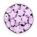 Lavender Solid Star Bead 21mm (Package of 5)