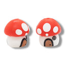 3-D Mushroom House Silicone Focal Bead 22x20x20mm (Package of 2)