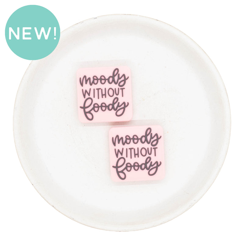 Moody Without Foody Silicone Focal Bead (Package of 2)