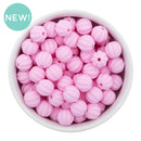 Light Pink Solid Pumpkin 12mm Silicone Beads (Package of 10)