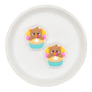 Turkey & Pumpkin Pie Silicone Focal Bead 30x29mm (Package of 2)