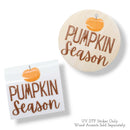 Pumpkin Season Multicolor UV DTF No Heat Transfer 1.5" (Package of 1)
