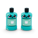 3-D Mouthwash Silicone Focal Bead 31x16x16mm (Package of 2)