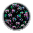 Black Iridescent Solid Beads 16mm (Package of 10)