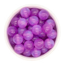 Orchid Shimmery Glow in the Dark Beads 16mm (Package of 10)