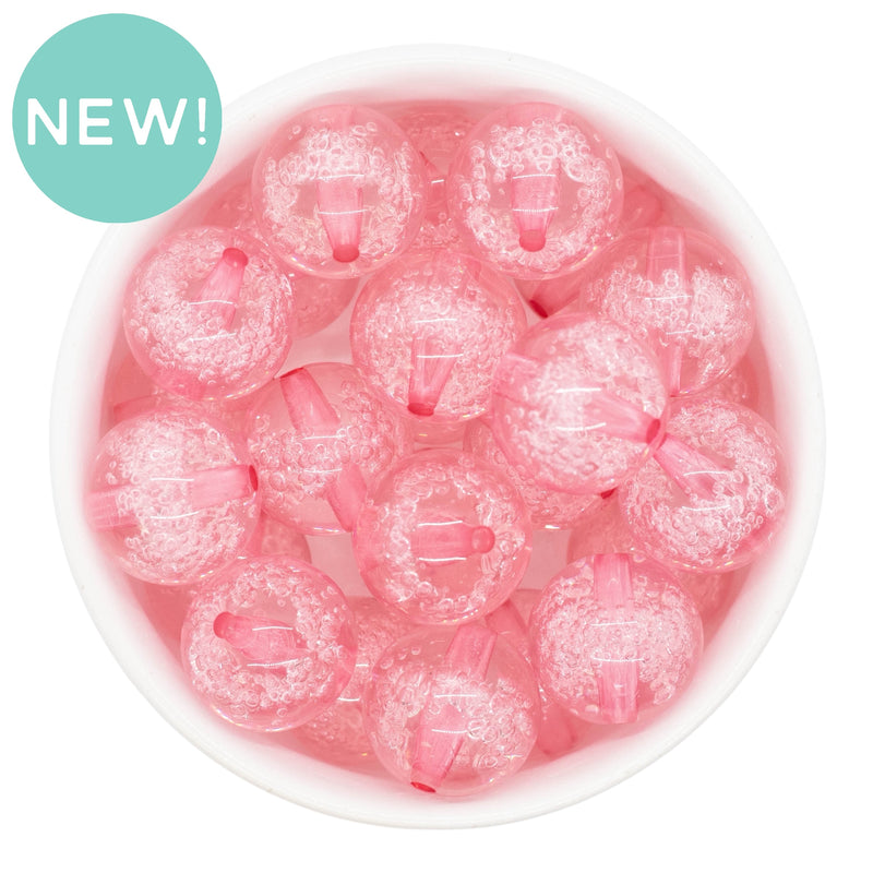 Light Pink Bubble Beads 20mm (Package of 10)