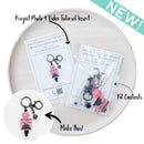 Emotionally Attached Bookish Keychain Kit