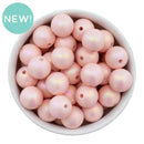Powder Pink Iridescent Satin Finish Beads 16mm (Package of 10)