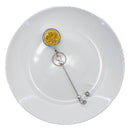 Gold Glitter Beadable Badge Reel (Package of 1)