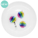 Rainbow Sunflower Acrylic Accent 47mm (Package of 1)