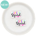 SPED Squad Silicone Focal Bead 20x32mm (Package of 2)