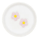 Glitter Flower Silicone Focal Bead 26mm (Package of 2)