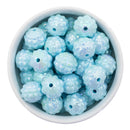 Light Blue Iridescent Oblong Multifaceted 16x17mm (Package of 10)