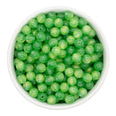 Kelly Green Pearly Luster Beads 8mm (Package of Approx. 50 Beads)