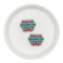 Pick Me Choose Me Love Me Focal Bead 23x30mm (Package of 2)