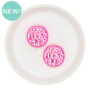 Zero Fucks Club Silicone Focal Bead 28mm (Package of 2)