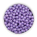 Lilac Solid Iridescent Beads 8mm (Package of Approx. 50 Beads)